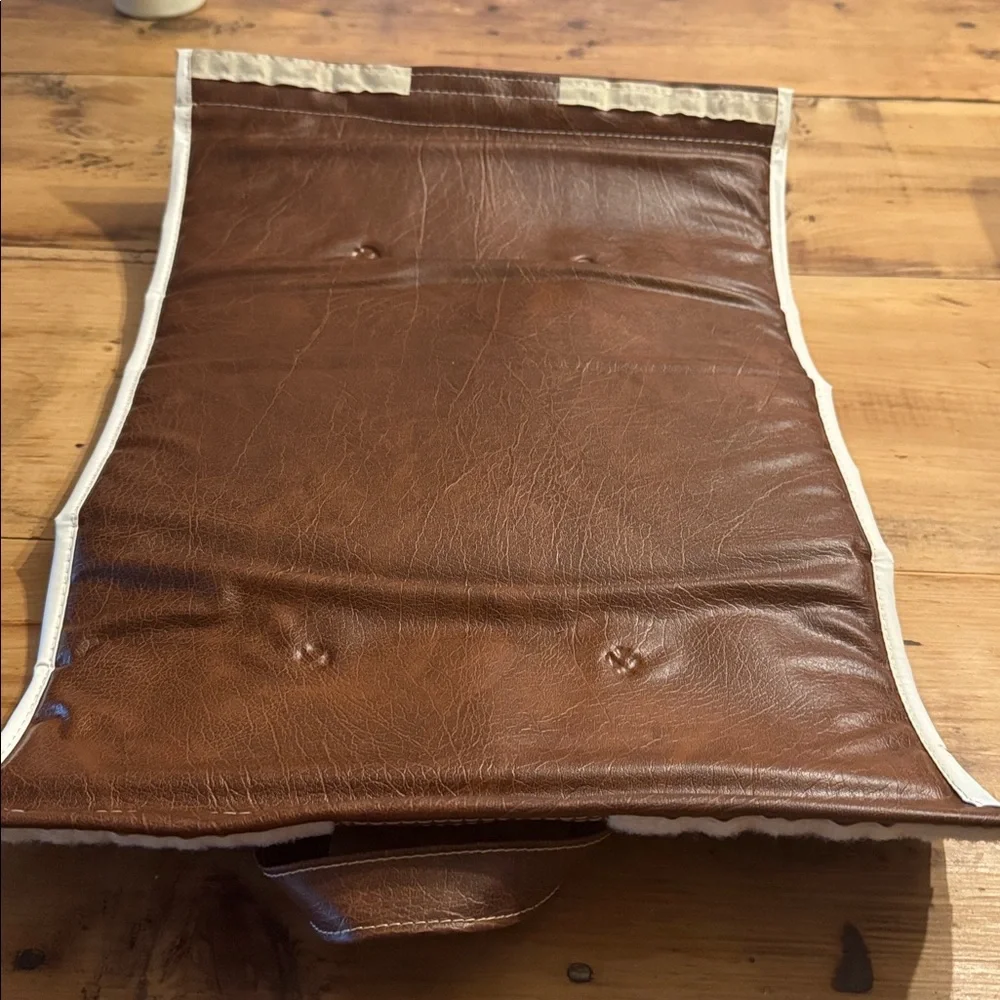 Vintage Faribo Woolen Throw Blanket with Carry Case